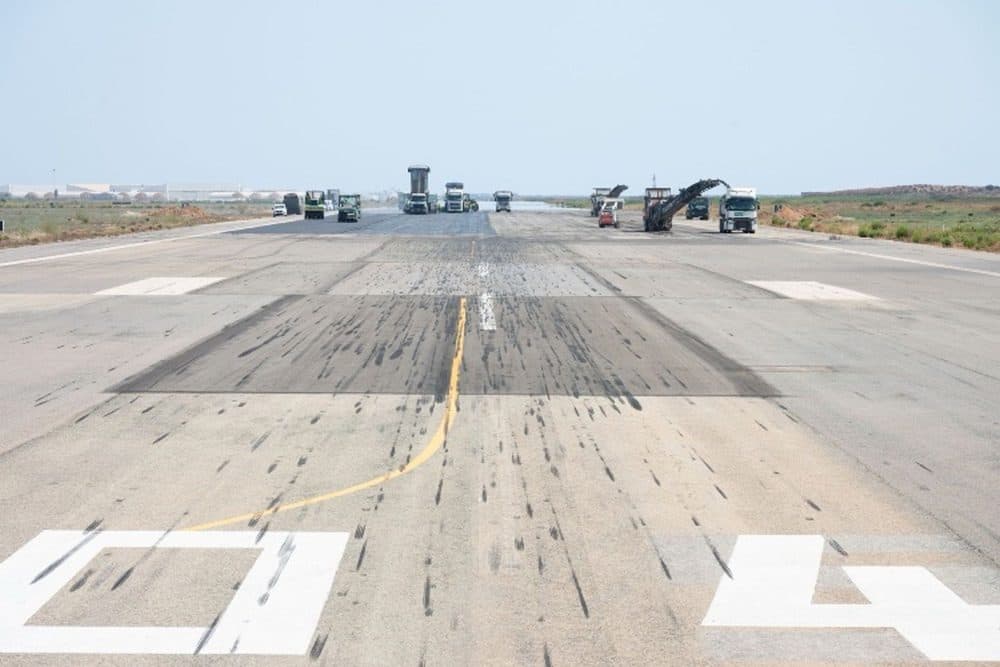 El Ejército del Aire reabre la pista 04r/22l de la base aérea de san javier y refuerza su